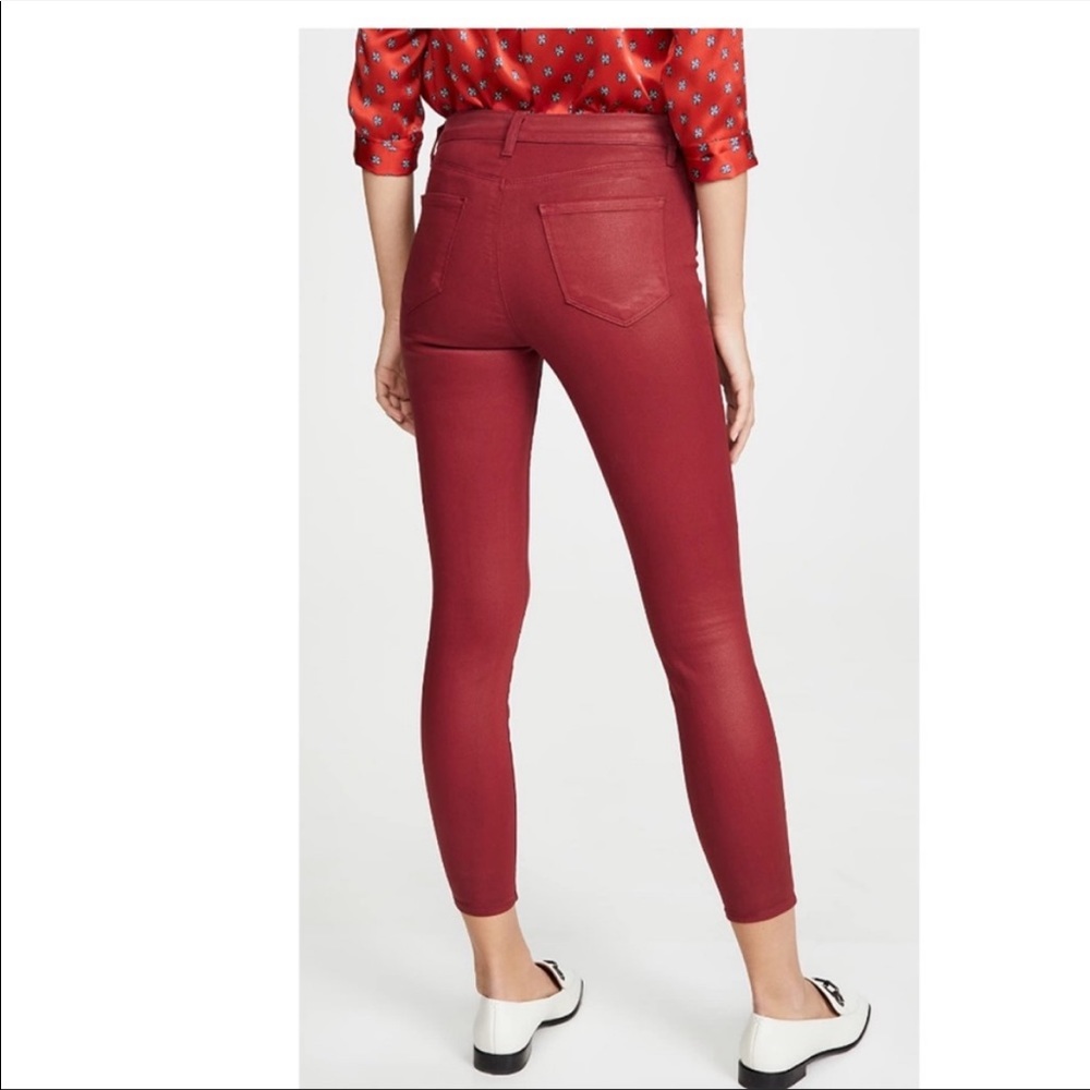 L’Agence Margot High Rise Coated Skinny Jeans - Picture 4 of 12